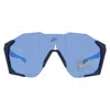 Nike Blue Mirror Shield Unisex Sunglasses  Charged Shield Ib3518x 492 61