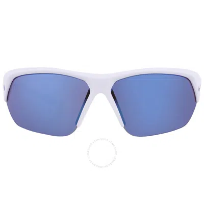 Nike Blue Mirror Wrap Men's Sunglasses  Skylon Ace Fq4683 104 69
