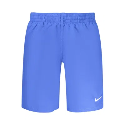 Nike Blue Polyester Men Swimwear