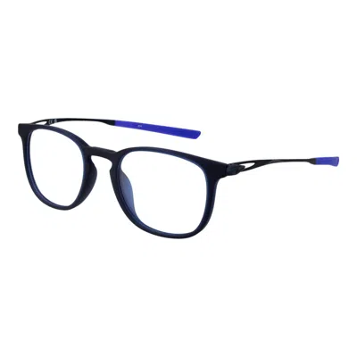 Nike Blue Unisex Optical Frames In Black