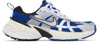 Nike Blue V2k Run Sneakers In Game Royal/metallic