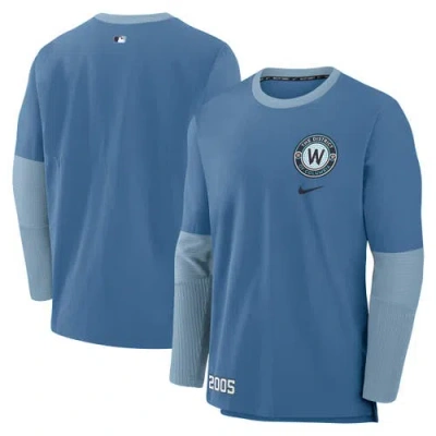 Nike Blue Washington Nationals 2025 City Connect Authentic Collection Performance Player Sweatshirt