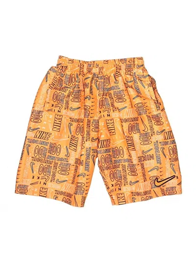 Pre-owned Nike Kids' Board Shorts In Orange