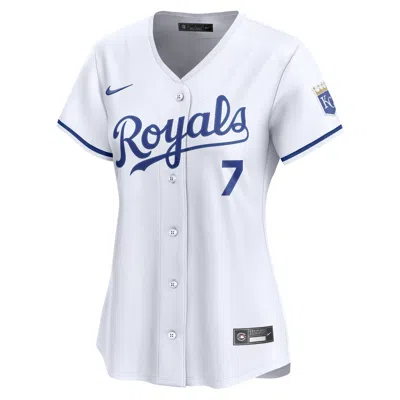 Nike Bobby Witt Jr. Kansas City Royals Womenâs  Women's Dri-fit Adv Mlb Limited Jersey In White