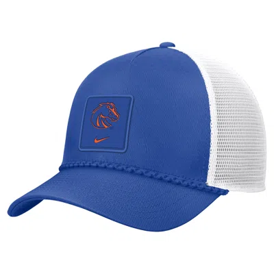 Nike Boise State Sideline Rope  Unisex College Trucker Adjustable Hat In Multi