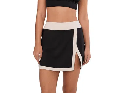 Nike Bold Color Block Skirt In Black