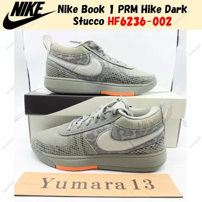Pre-owned Nike Book 1 Prm Hike Dark Stucco Hf6236-002 Men's Size