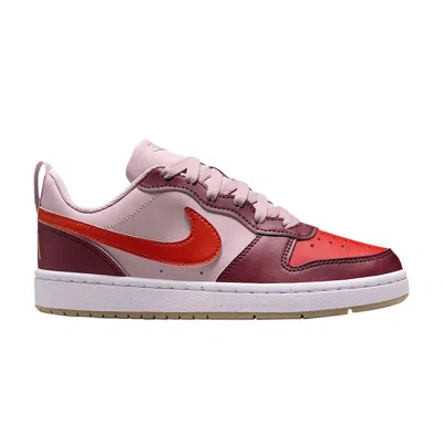 Pre-owned Nike Borough Low Recraft Gs 'dark Team Red Particle Rose' | Kid's Size 4.5