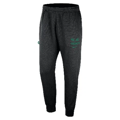Nike Boston Celtics Club Courtside  Men's Nba Jogger Pants In Black