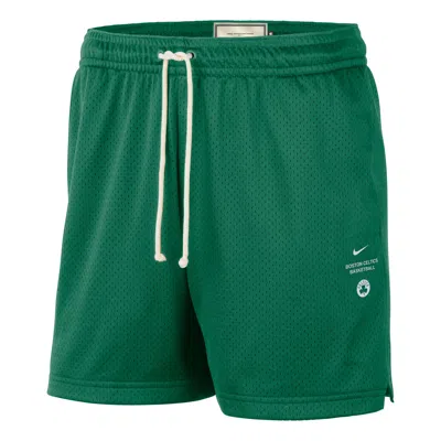 Nike Boston Celtics Standard Issue Dri-fit 5"" Shorts 'clover' In Animal Print