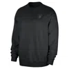 Nike Black Boston Celtics Authentic Standard Issue Travel Performance Pullover Sweatshirt In Black