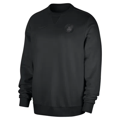 NIKE BOSTON CELTICS STANDARD ISSUE  MEN'S DRI-FIT NBA CREW-NECK SWEATSHIRT,1015763155