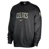 Nike Men's Black Boston Celtics Courtside Standard Issue Performance Pullover Sweatshirt In Black
