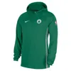 Nike Boston Celtics Zoned  Men's Dri-fit Nba 1/4-zip Hoodie In Green
