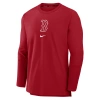Nike Boston Red Sox Authentic Collection Player  Men's Dri-fit Mlb Pullover Jacket In Red