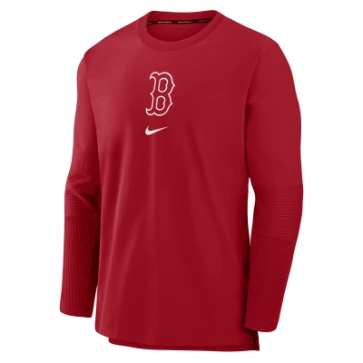 Nike Boston Red Sox Authentic Collection Player  Men's Dri-fit Mlb Pullover Jacket
