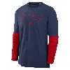 Nike Boston Red Sox Authentic Collection Player  Men's Dri-fit Mlb Pullover Jacket In Multi