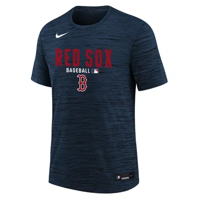 Nike Boston Red Sox Authentic Collection Velocity Big Kids'  Dri-fit Mlb T-shirt In Blue