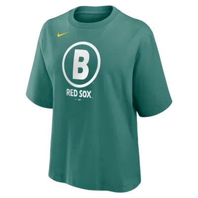 Nike Boston Red Sox City Connect Boxy  Women's Mlb T-shirt