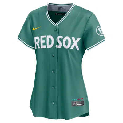 Nike Boston Red Sox City Connect Womenâs  Women's Dri-fit Adv Mlb Limited Jersey In Green