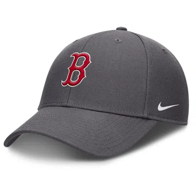 Nike Boston Red Sox Club  Men's Dri-fit Mlb Adjustable Hat In Gray