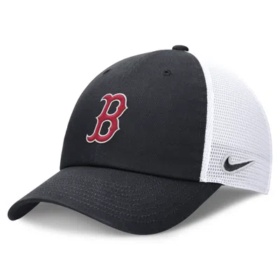 Nike Boston Red Sox Evergreen Club  Men's Mlb Trucker Adjustable Hat In Blue