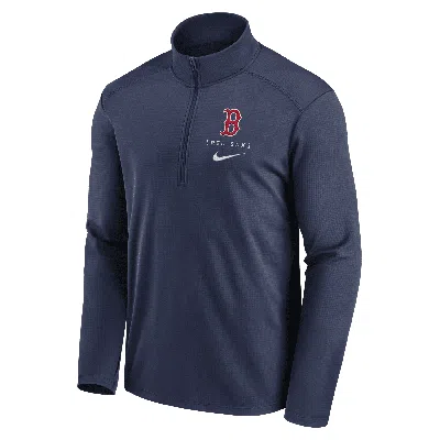 Nike Boston Red Sox Franchise Logo Pacer  Men's Dri-fit Mlb 1/2-zip Jacket In Blue