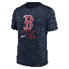 Nike Boston Red Sox Large Logo Velocity  Men's Mlb T-shirt In Navy