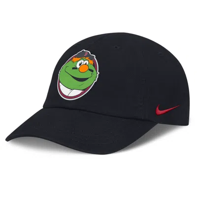 Nike Babies' Toddler Navy Boston Red Sox Mascot Club Adjustableâ Hat In Black