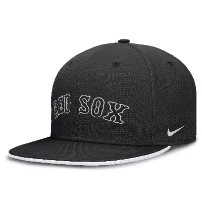 Nike Boston Red Sox Primetime True  Men's Dri-fit Mlb Fitted Hat In Black