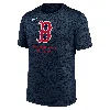 Nike Navy Boston Red Sox Velocity Performance T-shirt In Blue