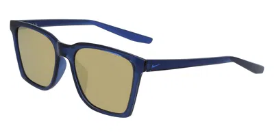 Nike Bout M Ct8105 410 Men's Sunglasses Blue Size 54