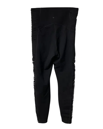 Nike Boutique Dri-fit Fringe Training Tights In Black Nylon