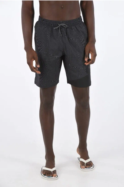 Nike Boxer Swimsuit In Multi