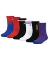 Nike Boy 4-7 Crew Socks, Pack Of 6 In Multi