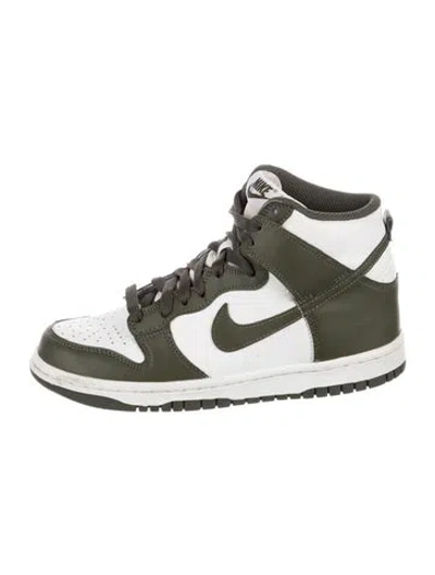 Pre-owned Nike Babies' Boy's Leather High Top Sneakers In Multi
