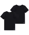 Nike Boys 2pk Crew Undershirt In Black