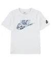 Nike Little Kids' Unwrapped Futura T-shirt In White