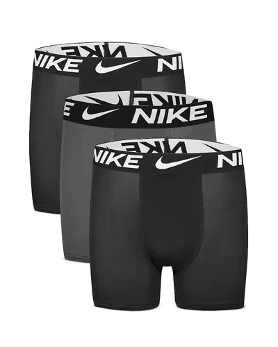 NIKE BOYS' 3 PACK LOGO BOXER BRIEFS - LITTLE KID, BIG KID