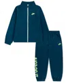 Nike Boys 4-7 2-piece Sportswear Tech Fleece Full-zip Jacket And Pants Set In Blue