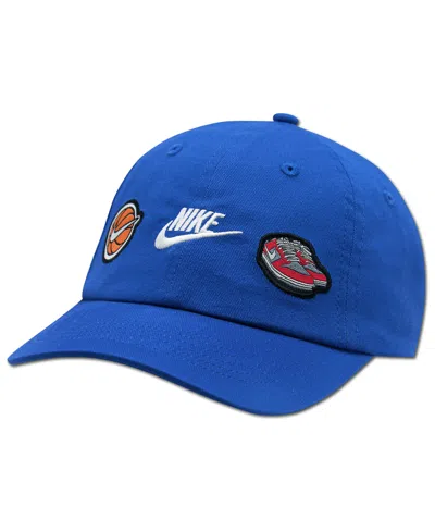 Nike Kids' Boys' 4-7 Statement Patch Club Cap In Blue
