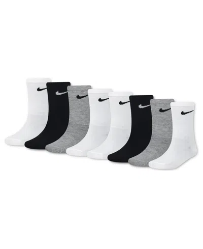 Nike Kids' Boys' 4-7 Crew Socks, 8-pack In Multi