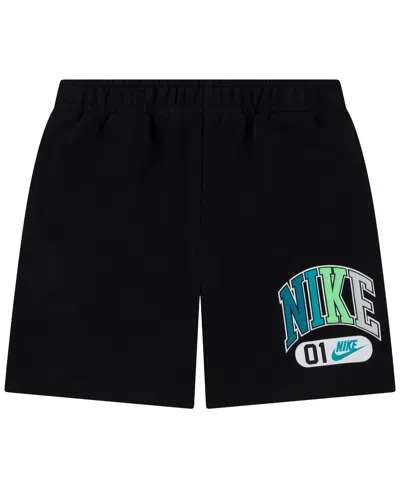 Nike Kids' Boys' 4-7 Sportswear Multisport Fleece Shorts In Black