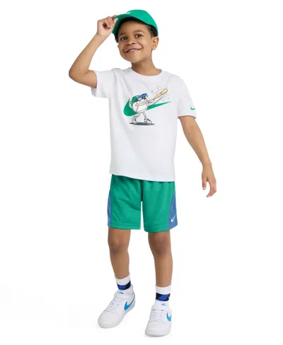 Nike Kids' Little Boys 4-pc. Short Set In Green