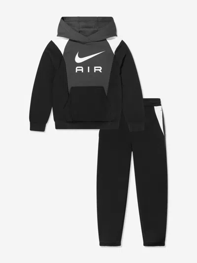 Nike Babies'  Boys Air Fleece Tracksuit In Black