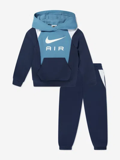 Nike Babies'  Boys Air Fleece Tracksuit In Blue