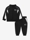 Nike Boys Air Logo Propus Tracksuit In Black