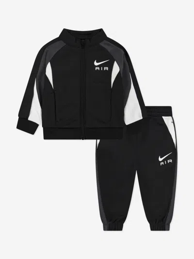 Nike Kids'  Boys Air Logo Propus Tracksuit In Black