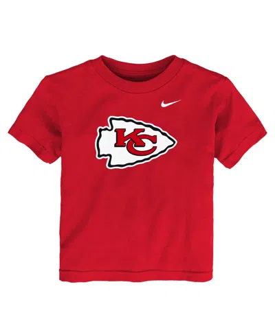 Nike Babies' Boys' And Girls' 2t-5t Kansas City Chiefs Logo T-shirt In Red