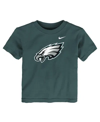 Nike Babies' Boys' And Girls' 2t-5t Philadelphia Eagles Graphic Crewneck Cotton T-shirt In Green